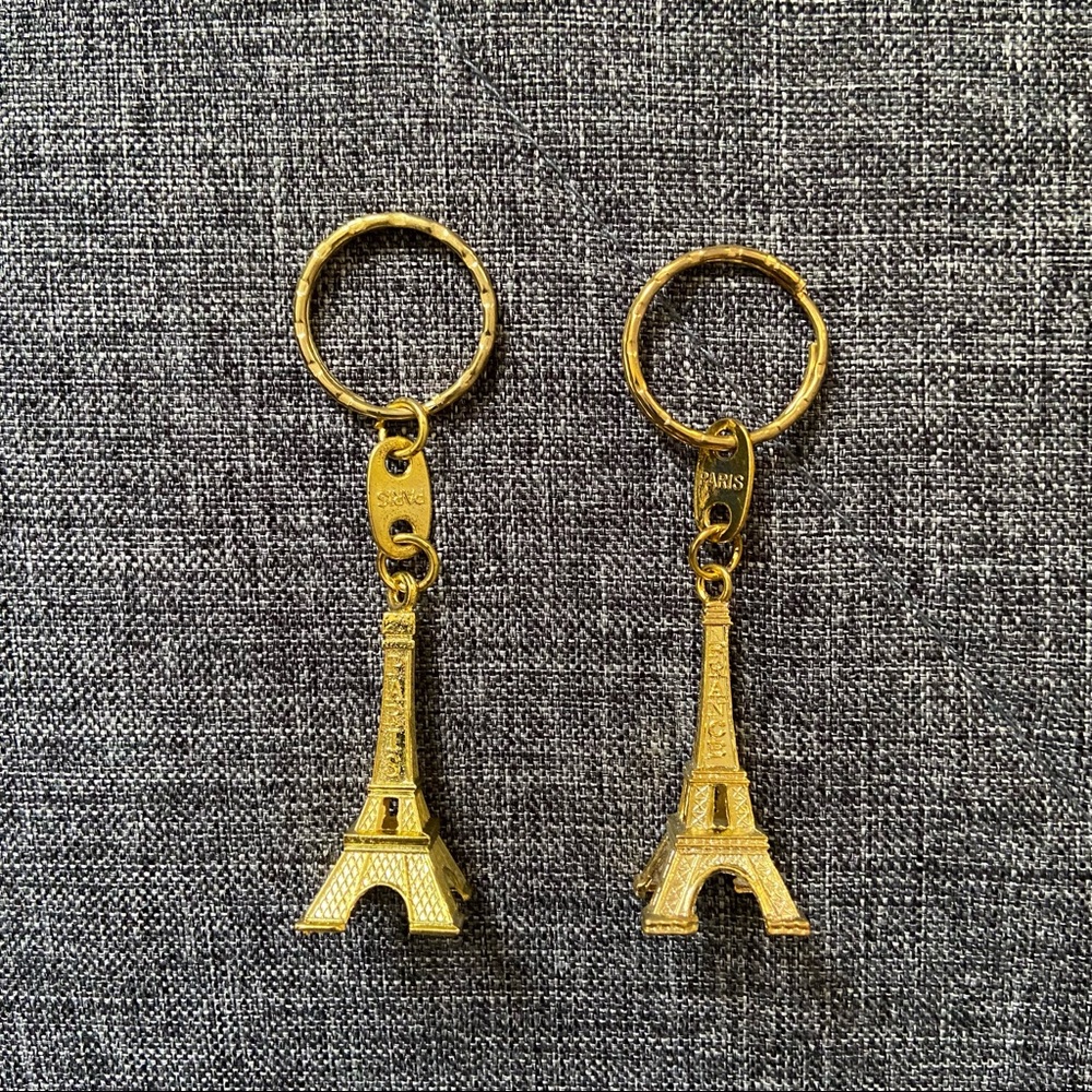 GOLD PARIS France KEYCHAIN ✨